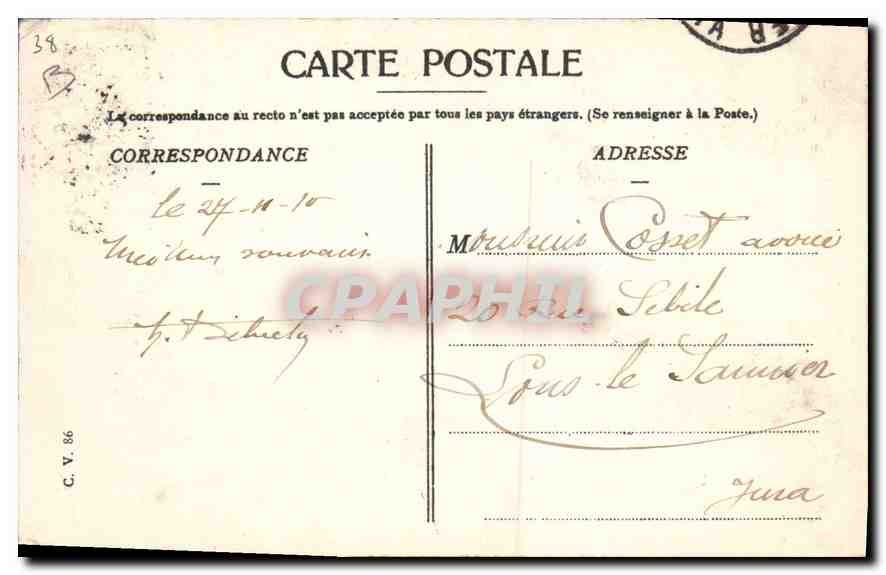 Grenoble — L'Île Verte, l'Isère et les Alpes. — Reverso