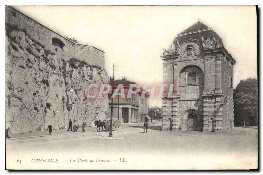 CPA Grenoble La Porte de France 