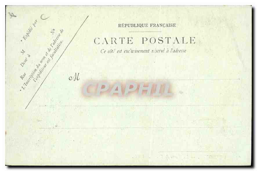 CPA Grenoble La Porte de France  — Verso