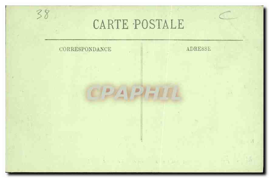 CPA Grenoble Pont de la Porte de France et Fort de Rabot  — Rückseite