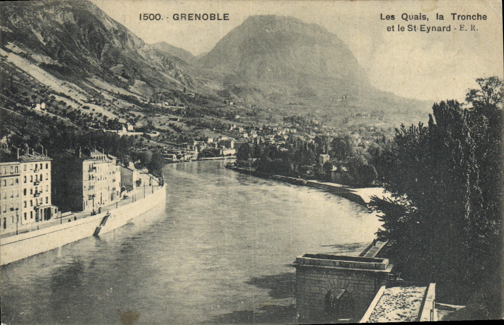 Grenoble — Les Quais, la Tronche et le St-Eynard — E.R.