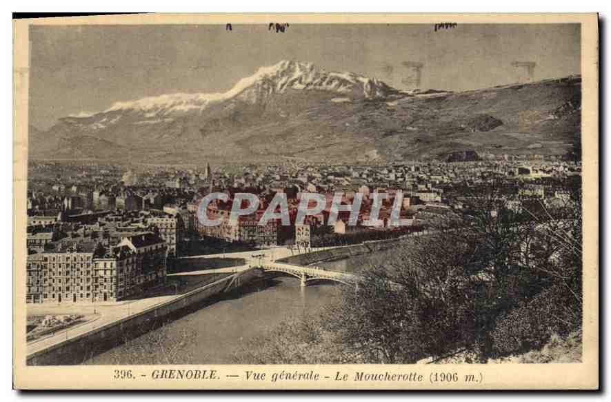 CPA Grenoble Vue generale Le Moucherotte 