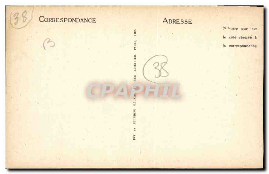 Grenoble — Vue générale de l'Île Verte — La Tronche et les Alpes — LL — Reverso