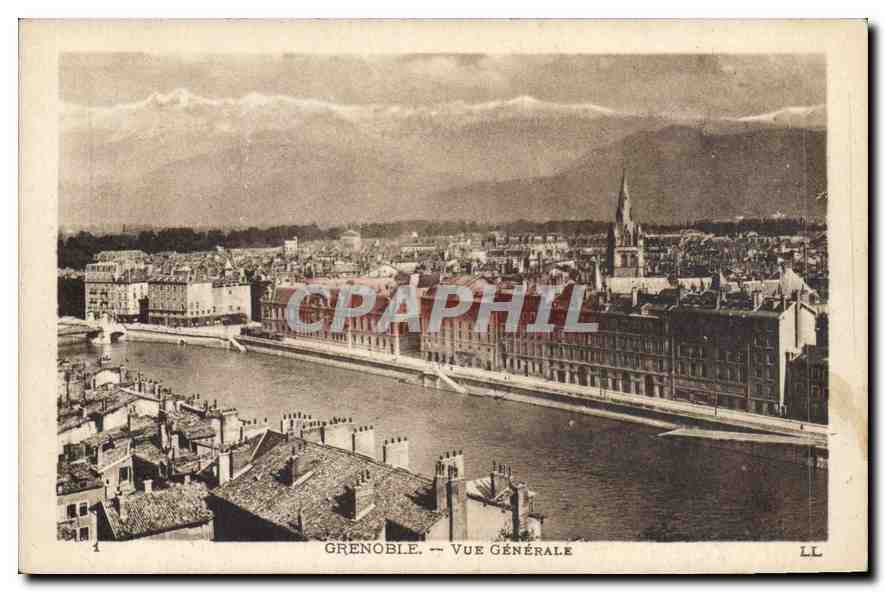 CPA Grenoble Vue generale 