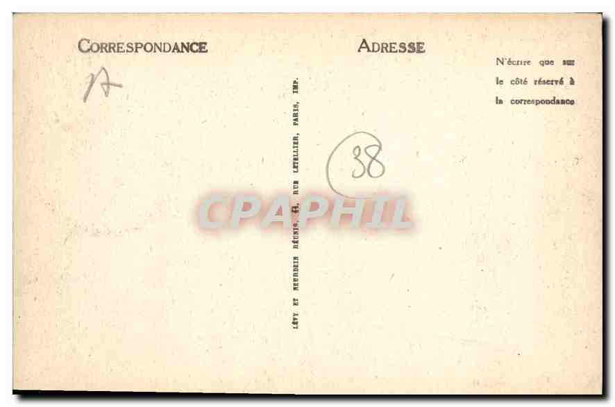 CPA Grenoble Vue generale  — Rückseite
