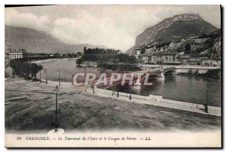 Grenoble — Le Tournant de l'Isère et le Casque de Néron — LL. n°28