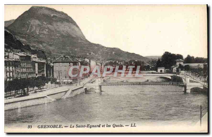 CPA Grenoble Le Saint Eynard et les Quais 