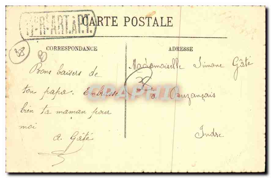 CPA Grenoble Vue sur l'Isere et le Saint Eynard  — Rückseite