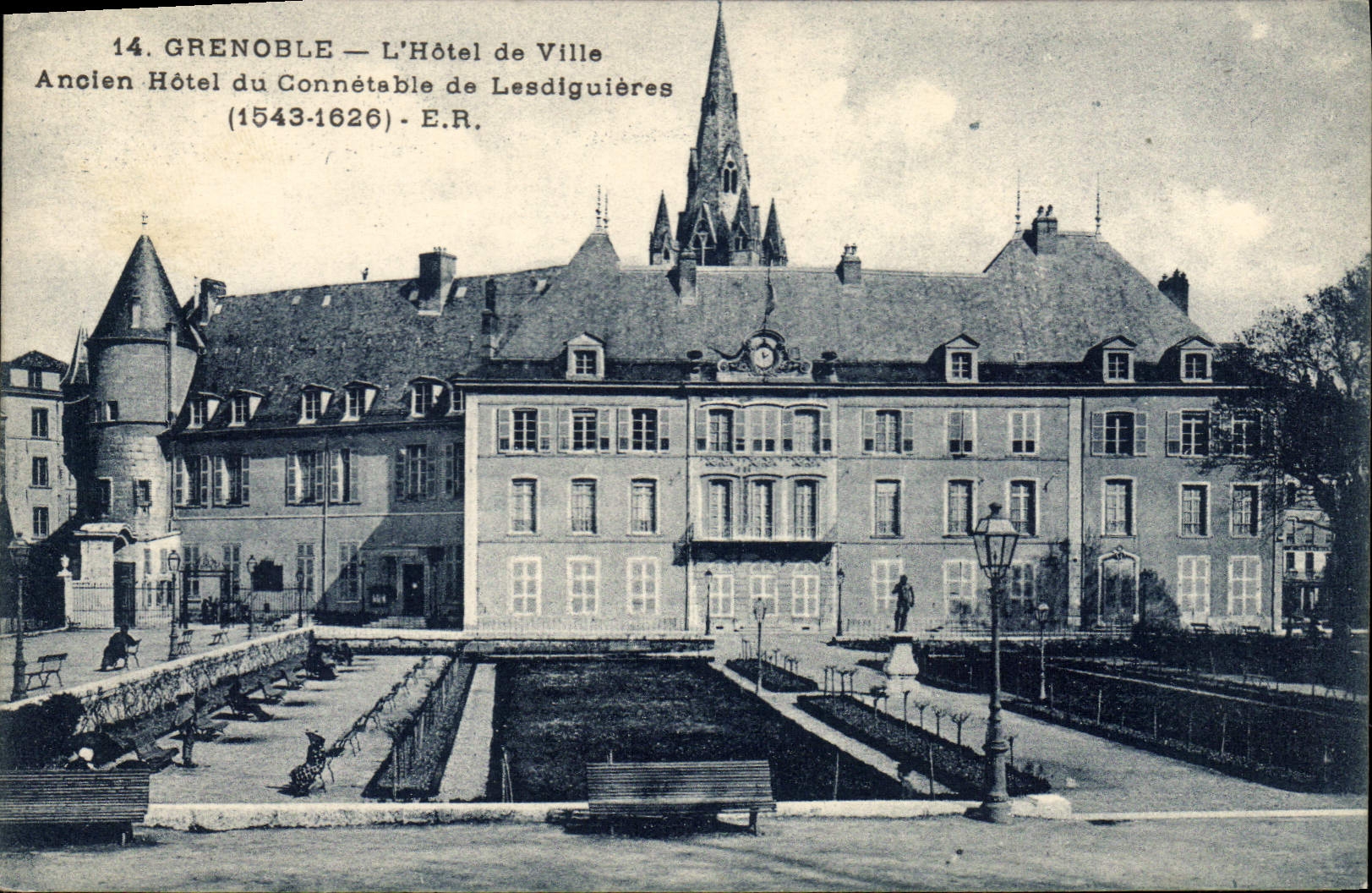 Grenoble — The Town Hall — Former Constable's Hotel of Lesdiguières (1543-1626) — E.R.