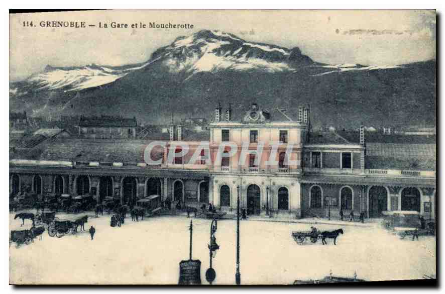 Grenoble — The Station and the Moucherotte — Edit. Bourcier, Grenoble, n°114
