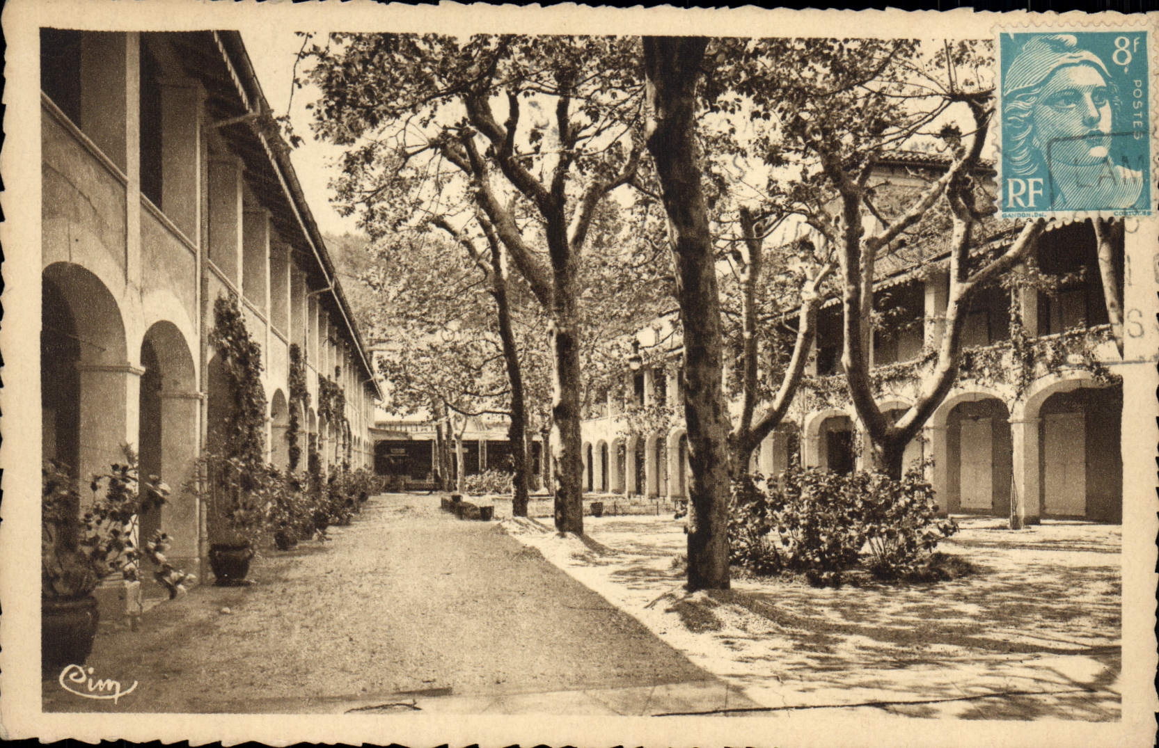 CPA Lamalou les Bains Le Bitoulet Herault Etablissement et Hotel des Bains 