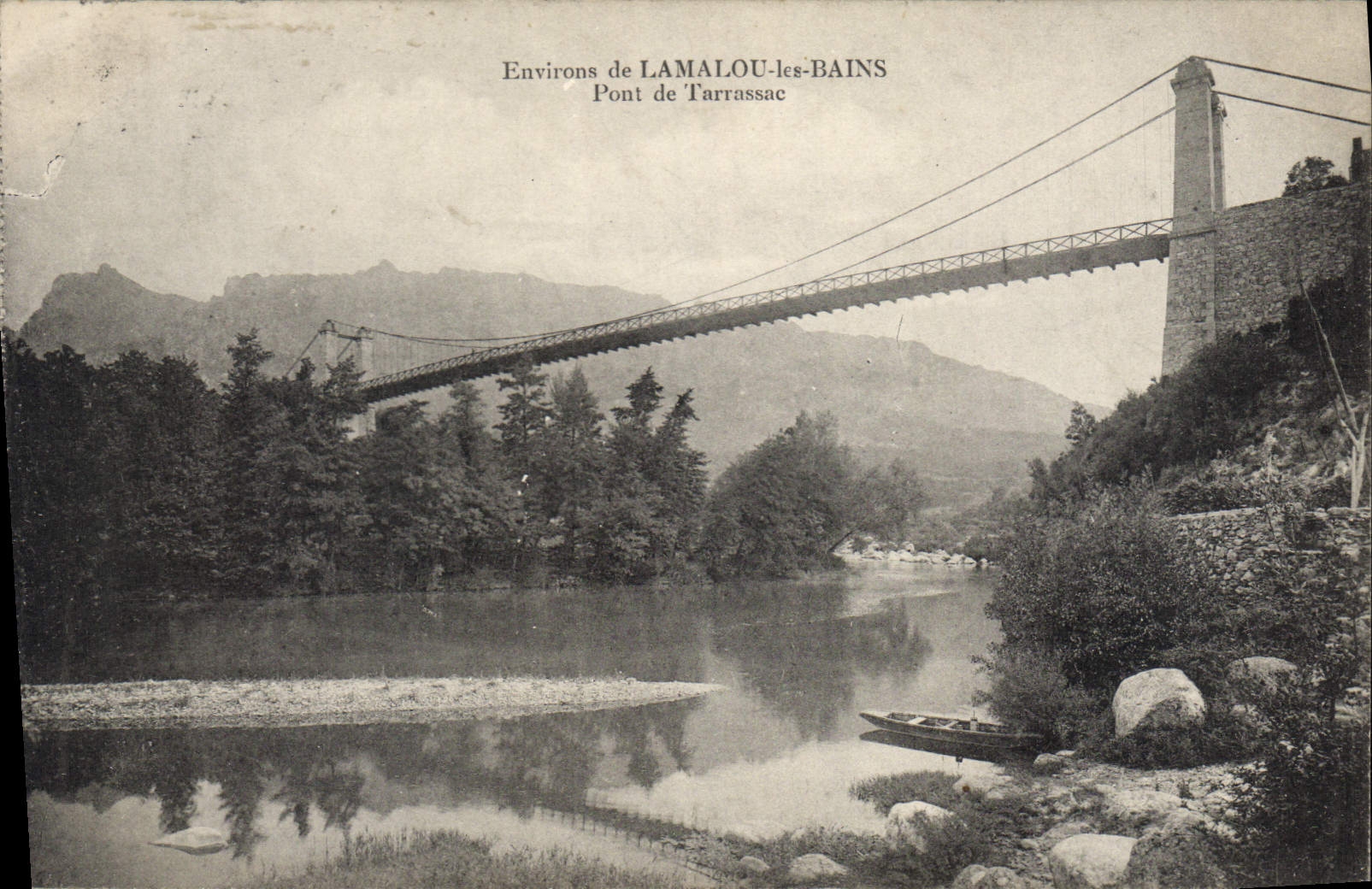 CPA Environs de Lamalou les Bains Pont de Tarrassac 