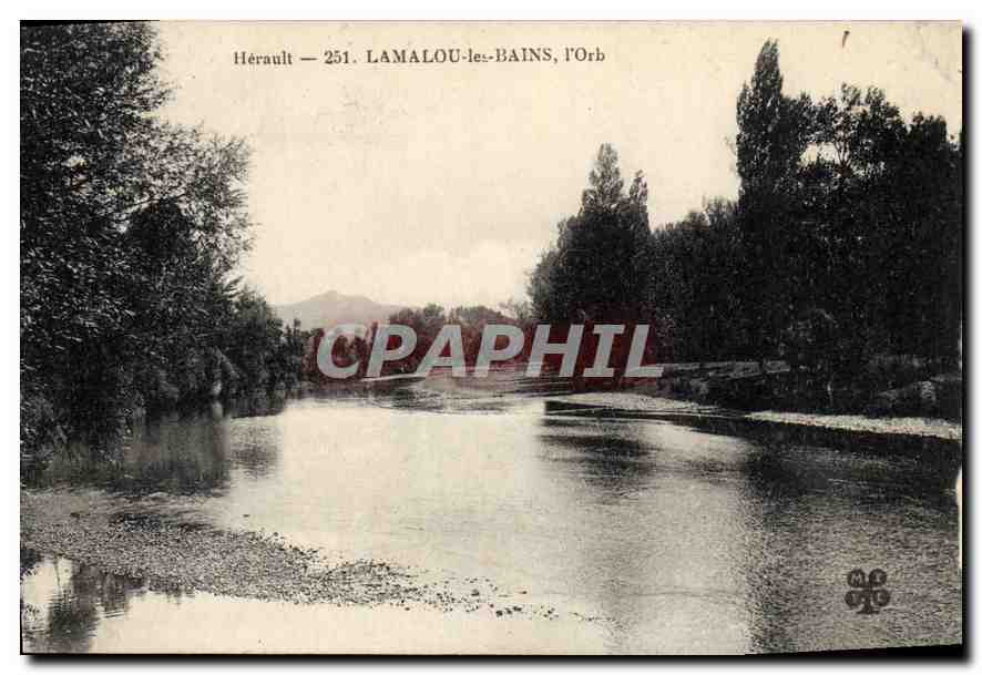 CPA Herault Lamalou les Bains l'Orb 