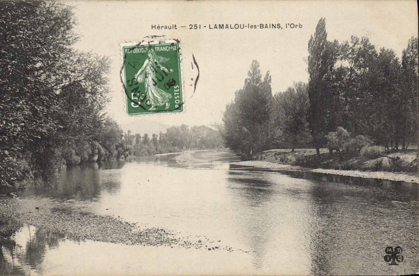 CPA Herault Lamalou les Bains l'Orb 