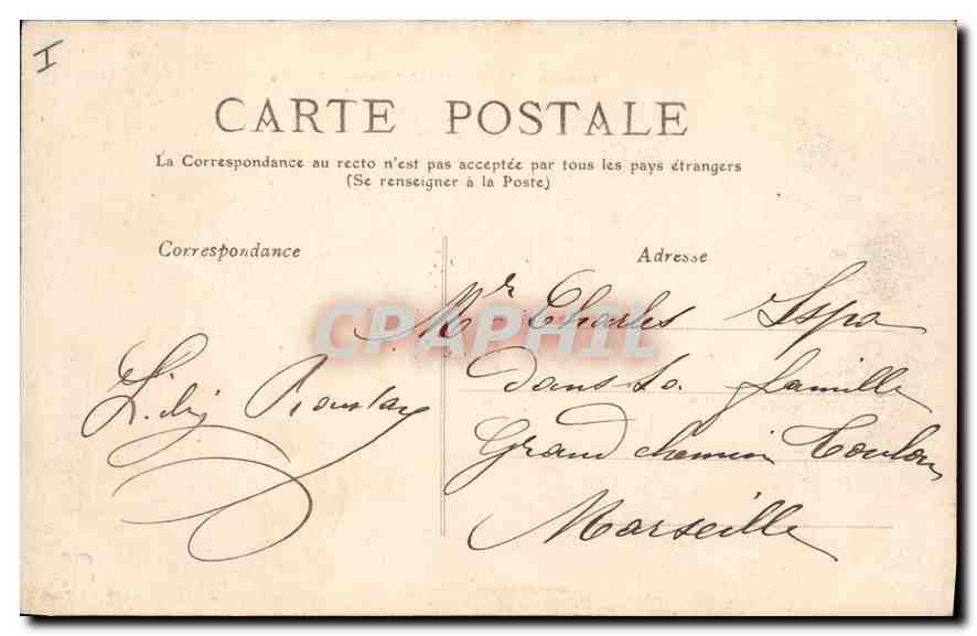 CPA Herault Lamalou les Bains l'Orb  — Rückseite