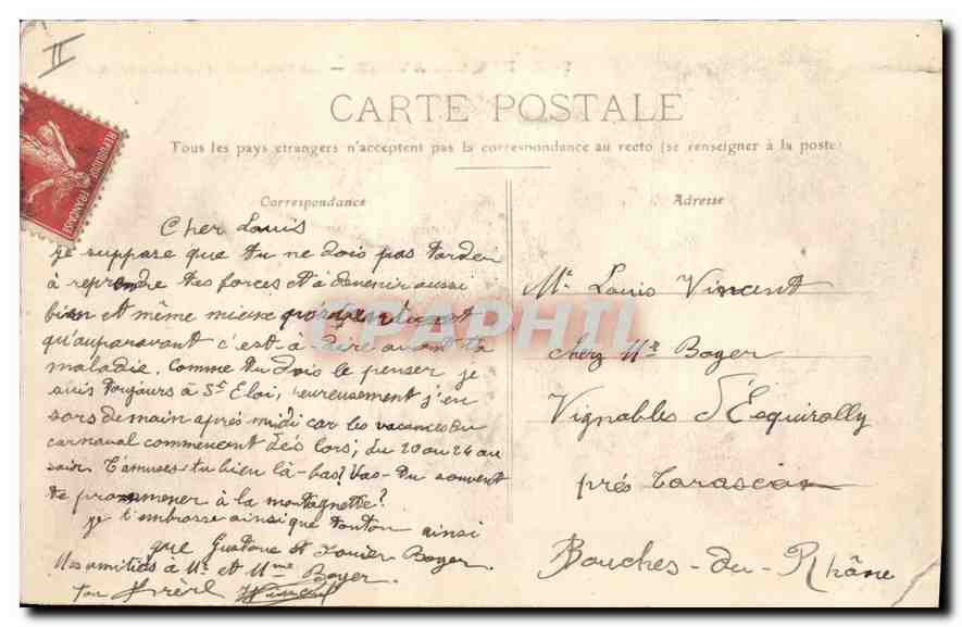 CPA Roquefavour Les Trois Ponts et les bords de l'Arc — Rückseite
