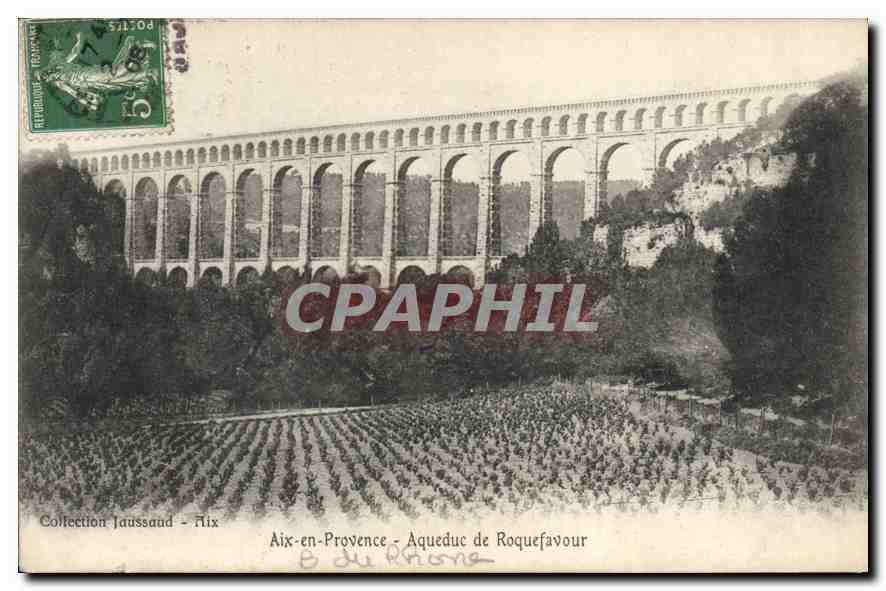 CPA Aix en Provence Aqueduc de Roquefavour 