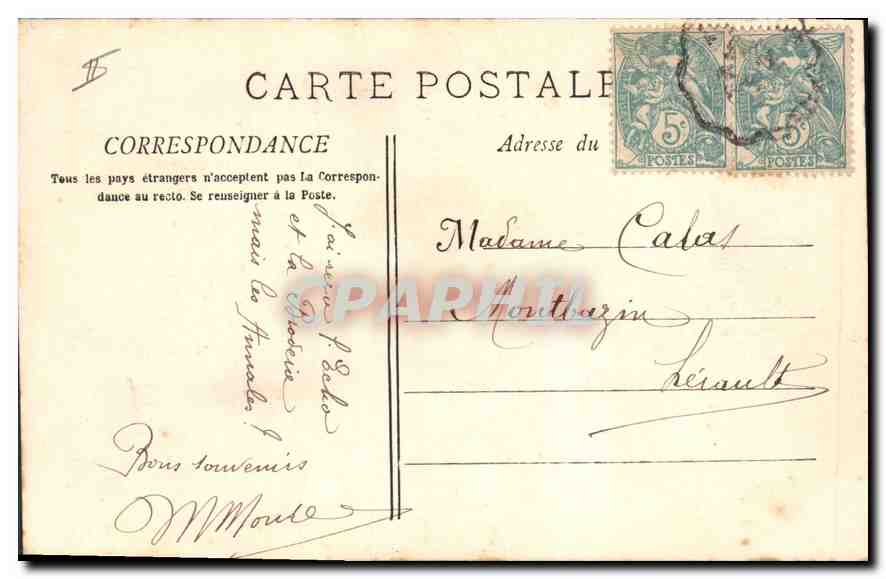CPA Roquefavour Le Viaduc  — Rückseite