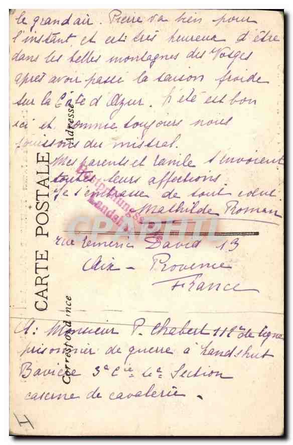 CPA Environs d'Aix en Provence Roquefavour l'Aqueduc  — Rückseite