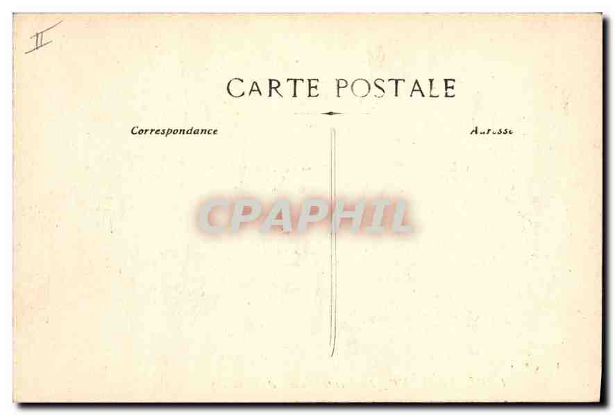 CPA Roquefavour La Route Sortie de la Gare  — Back