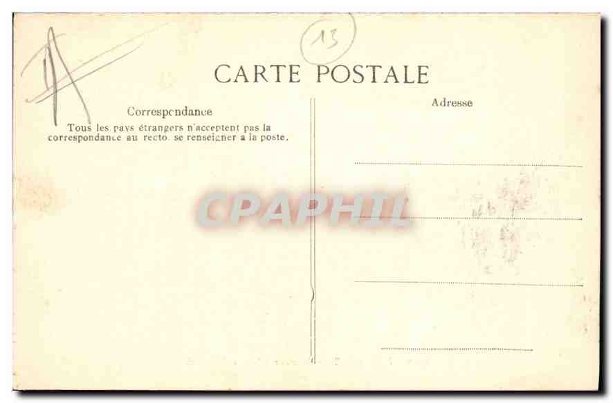 Les Baux — Le vieux Château XIe siècle — Éditeur BLD, n° 2203 — Verso