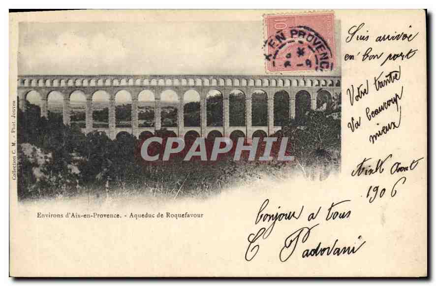 CPA Environs d'Aix en Provence Aqueduc de Roquefavour 