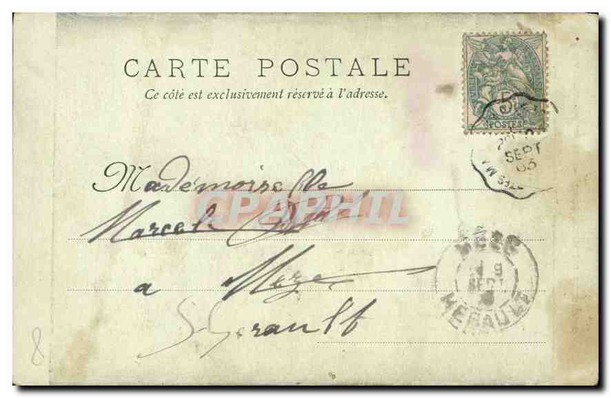 Saintes-Maries - Intérieur de l'église — Souvenir F. Bortae — Reverso