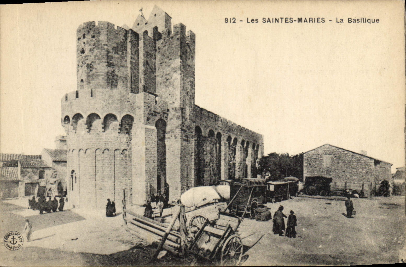 Les Saintes-Maries - La Basílica — editor Frémoulat & Cie, n° 812