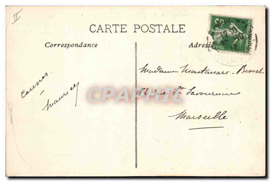CPA Environs d'Aix en Provence Roquefavour l'Aqueduc  — Rückseite