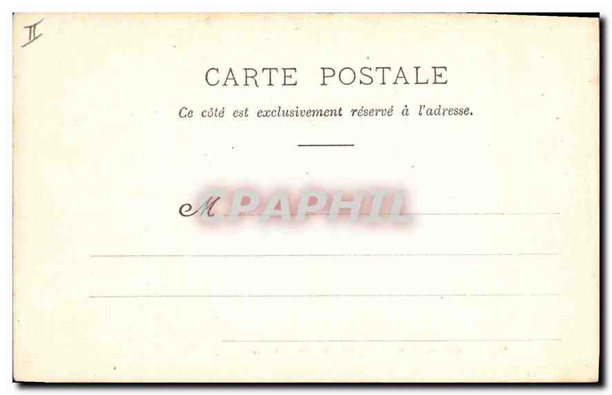 CPA Environs d'Aix en Provence Roquefavour sortie de la Gare  — Rückseite