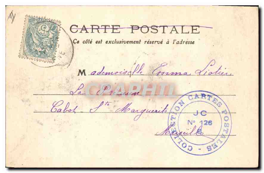 CPA Environs d'Aix en Provence Aqueduc de Roquefavour Vallee de l'Arc  — Rückseite