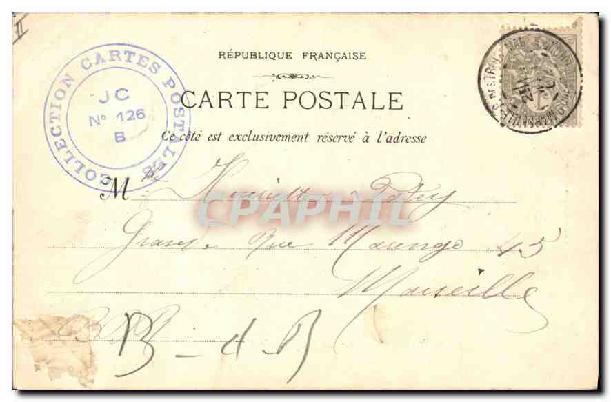 CPA Roquefavour La Riviere de l'Arc  — Rückseite