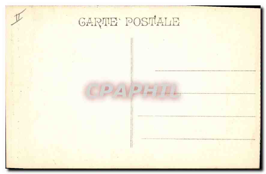 CPA Roquefavour Avenue de la Gare  — Rückseite