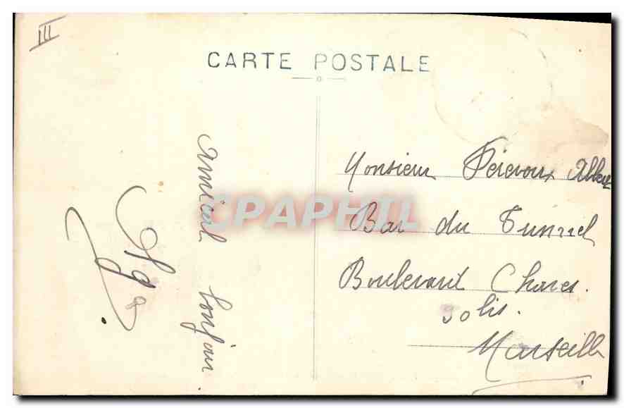 CPA Roquefavour Parc de l'Etablissement Arquier  — Rückseite