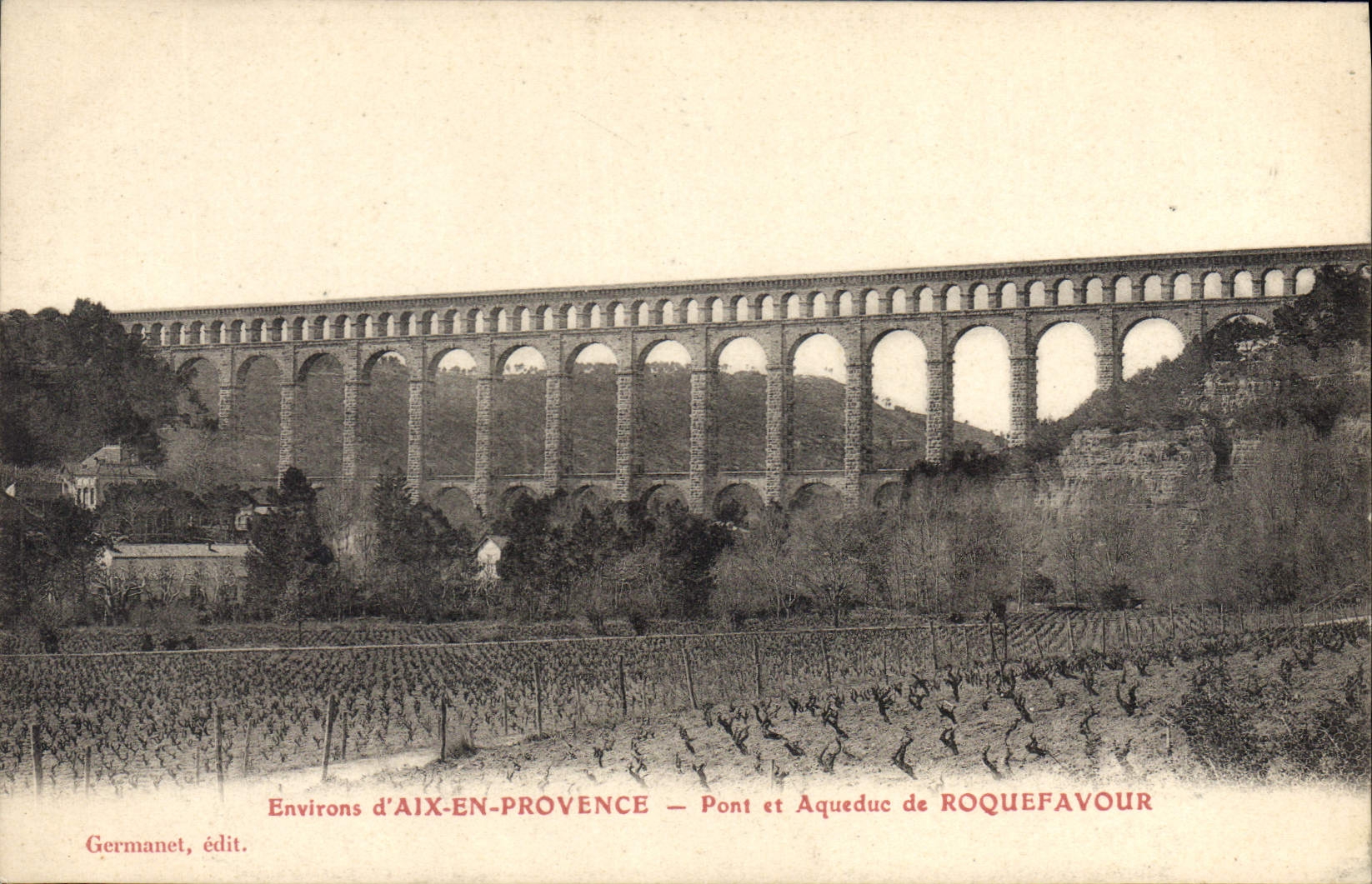 CPA Environs d'Aix en Provence Pont et Aqueduc de Roquefavour 