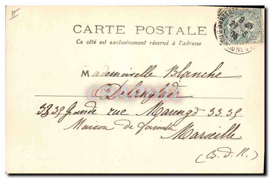 CPA Environs d'Aix en Provence Aqueduc de Roquefavour Vallee de l'Arc  — Rückseite