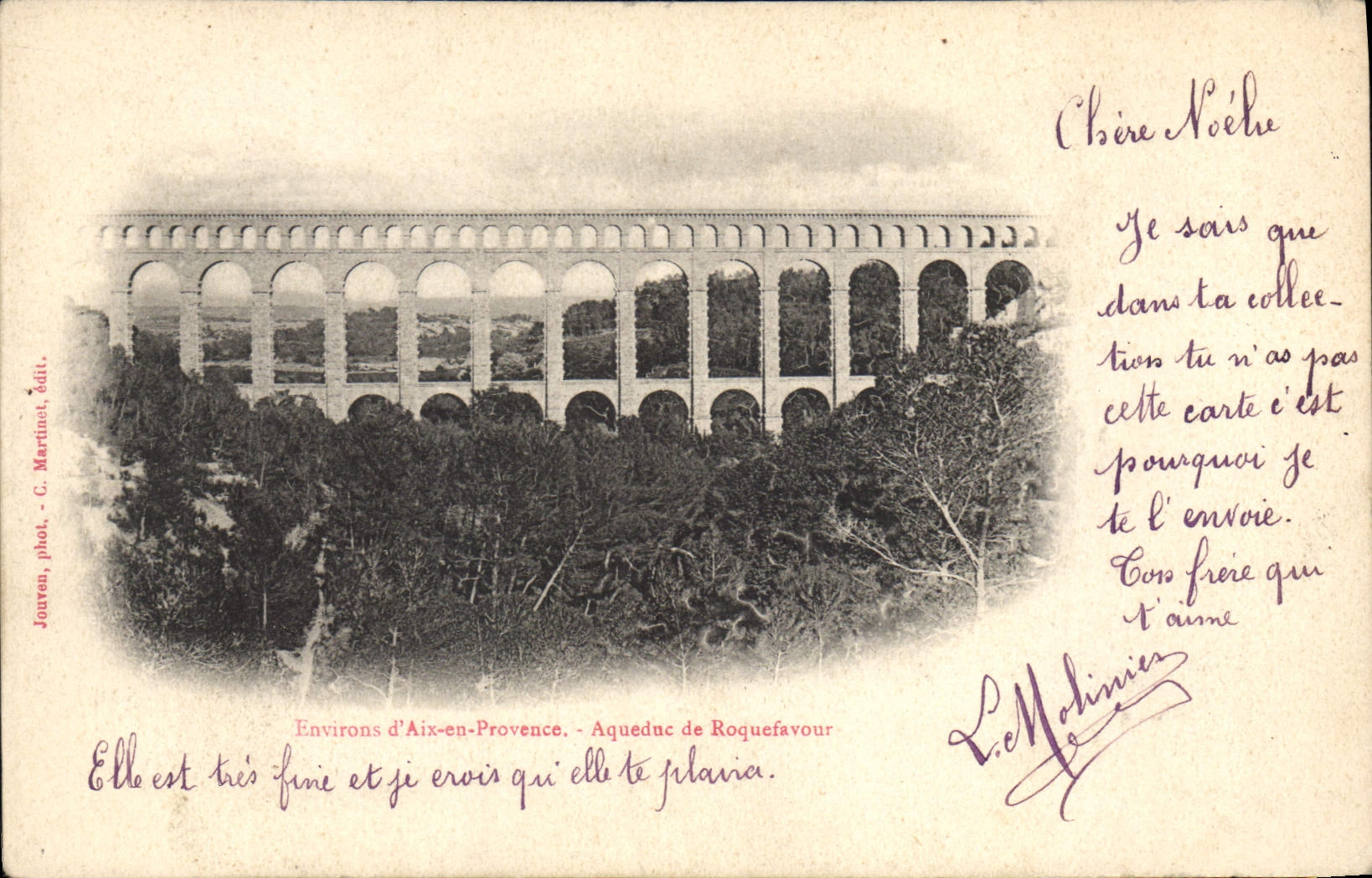 CPA Environs d'Aix en Provence Aqueduc de Roquefavour 