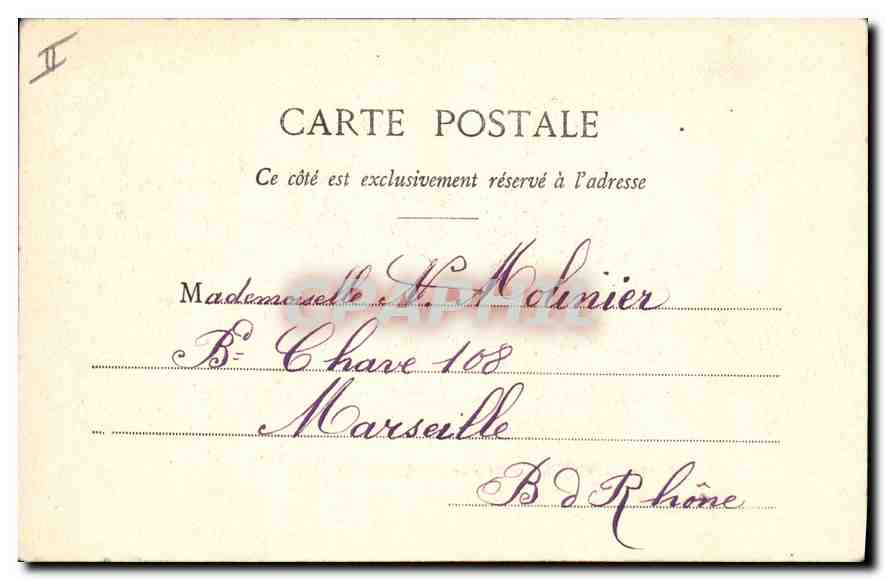 CPA Environs d'Aix en Provence Aqueduc de Roquefavour  — Rückseite