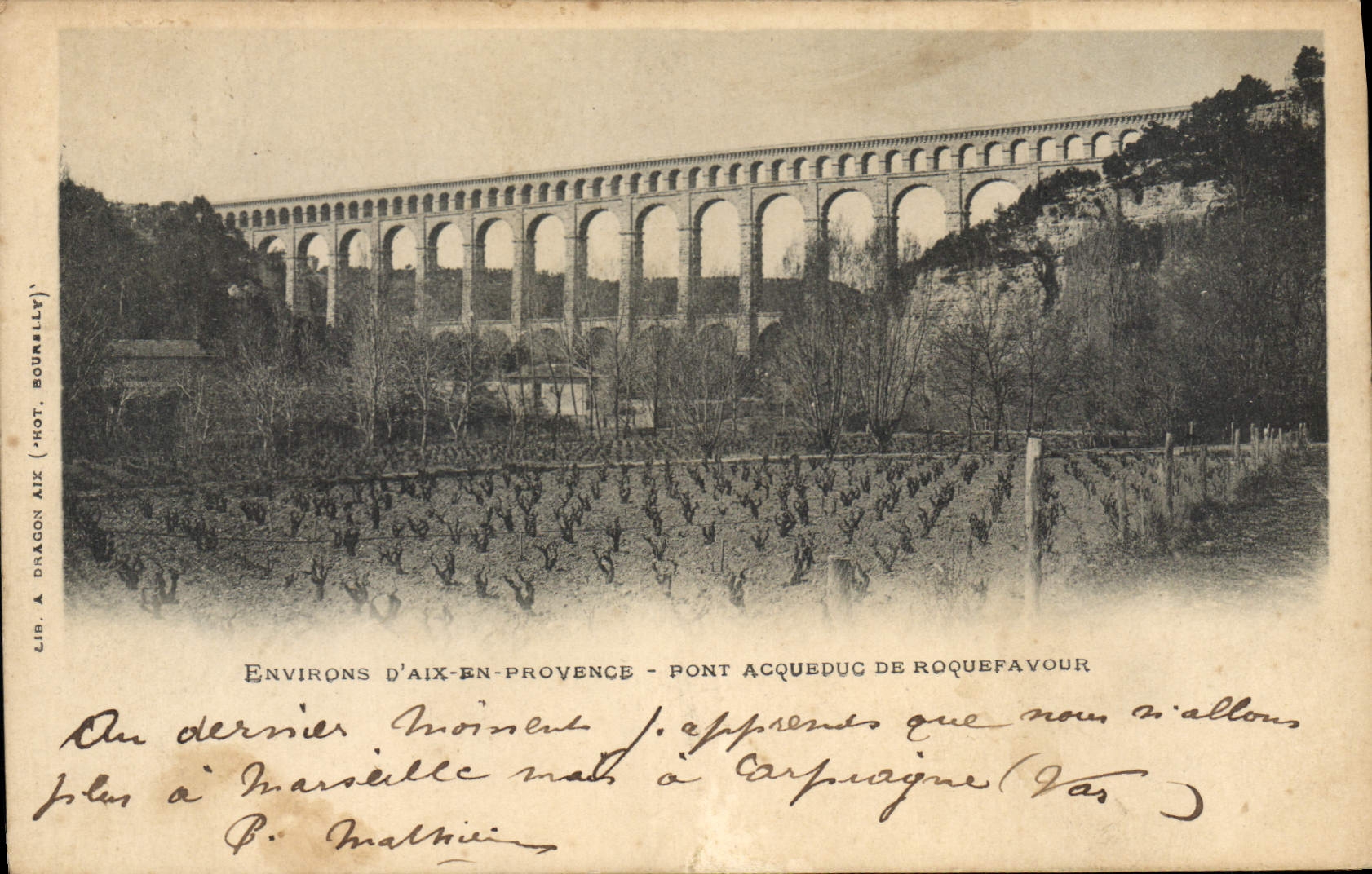 CPA Environs d'Aix en Provence Pont Aqueduc de Roquefavour 