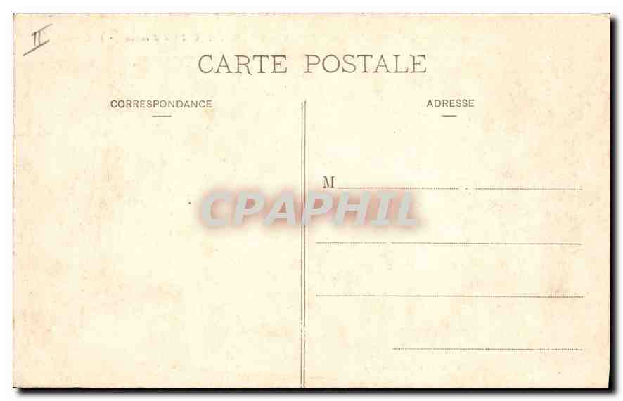CPA Environs d'Aix en Provence Roquefavour Avenue de la Gare  — Rückseite