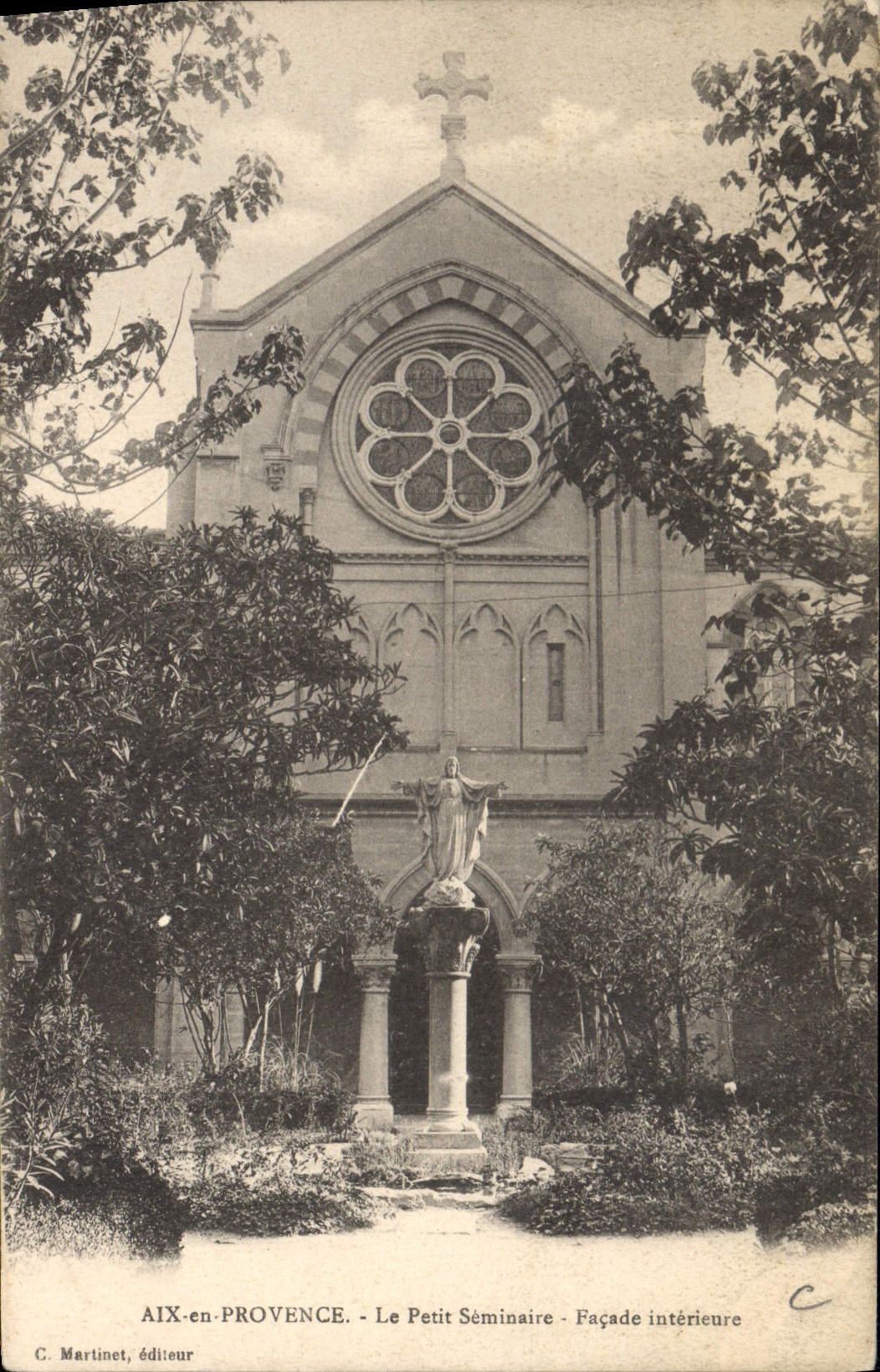 AIX-en-PROVENCE - Le Petit Séminaire - Façade intérieure — C. Martinet, éditeur