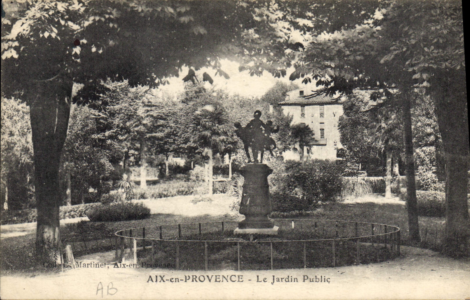 AIX-en-PROVENCE - Le Jardin Public — Collection Martiner, Aix-en-Provence