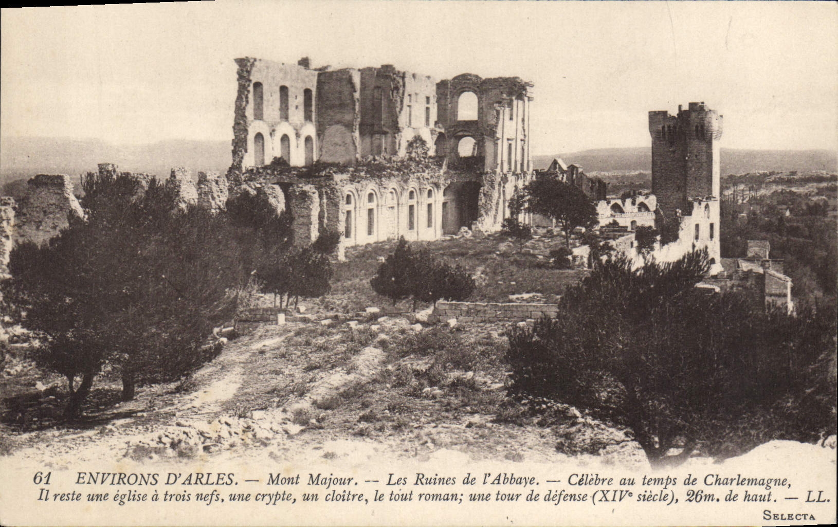 Mont Majour — Les Ruines de l'Abbaye — Sélecta, n°61