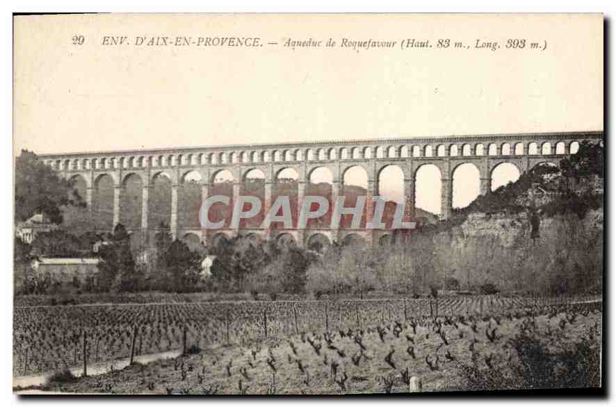 CPA Environs d'Aix en Provence Aqueduc de Roquefavour 