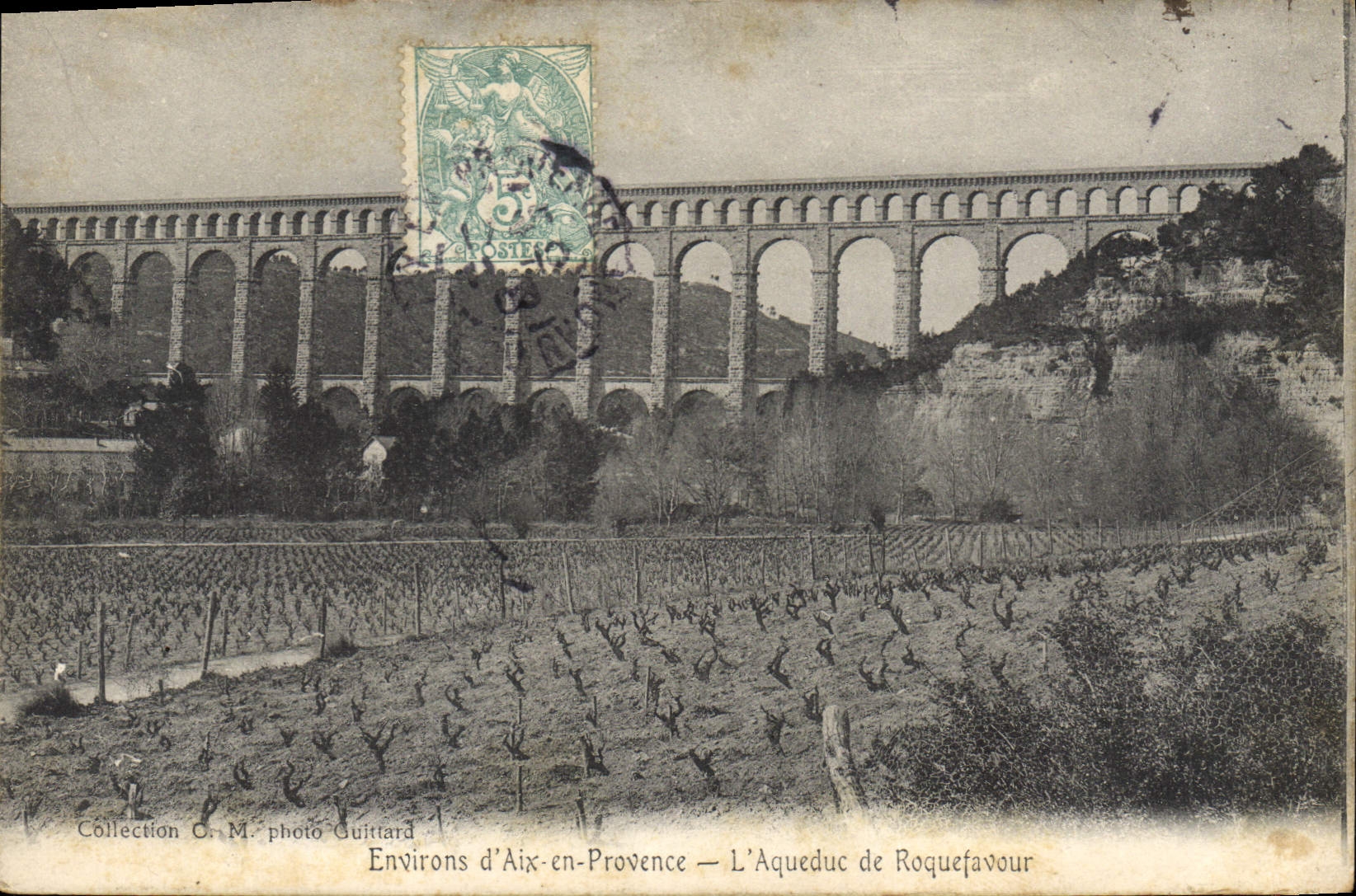 CPA Environs d'Aix en Provence l'Aqueduc de Roquefavour 