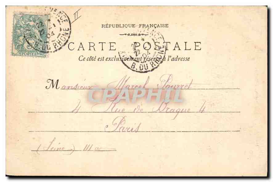 CPA Roquefavour Depuis la Gare au Pont  — Rückseite