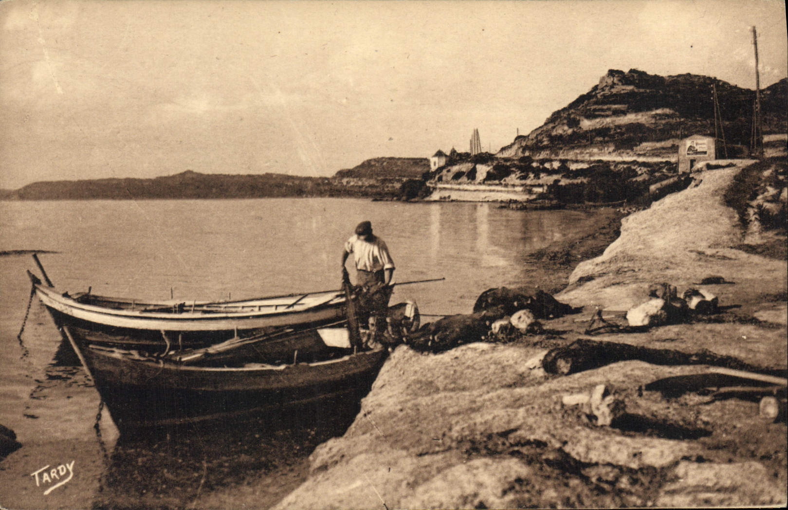 Ufer des Étang de Berre — Küste von Marseille — Ausgabe Artiunique A. Tardy