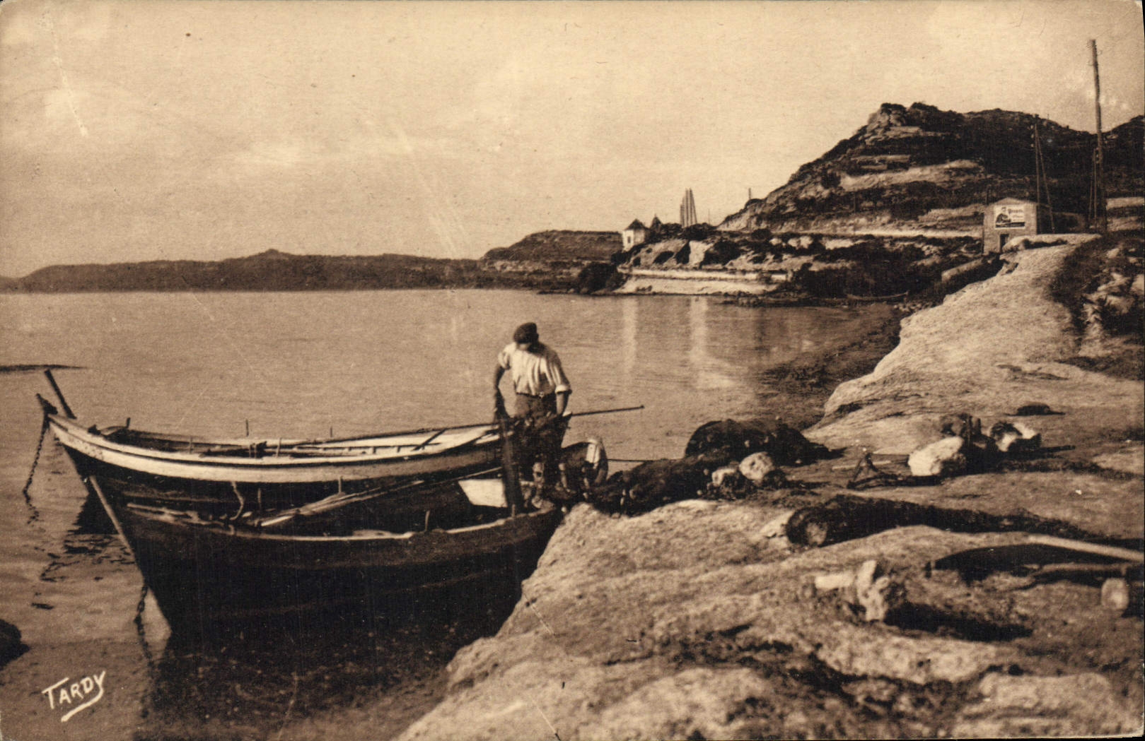 Bords de l'Étang de Berre — Littoral de Marseille — Éditeur A. Tardy