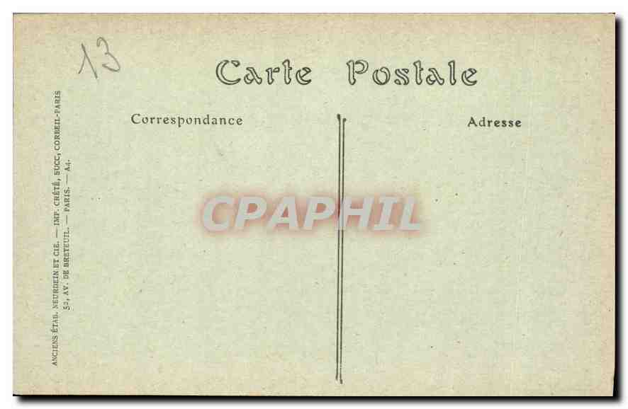 CPA Galerie du Monastere Monmajour Bouches du Phone  — Rückseite