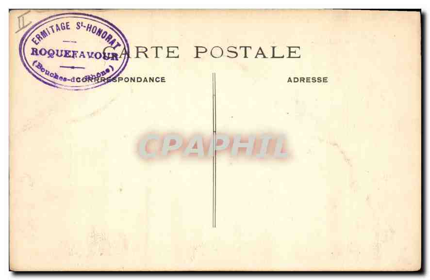 CPA Environs d'Aix en Provence Roquefavour La Valle de l'Arc et l'Aqueduc  — Rückseite